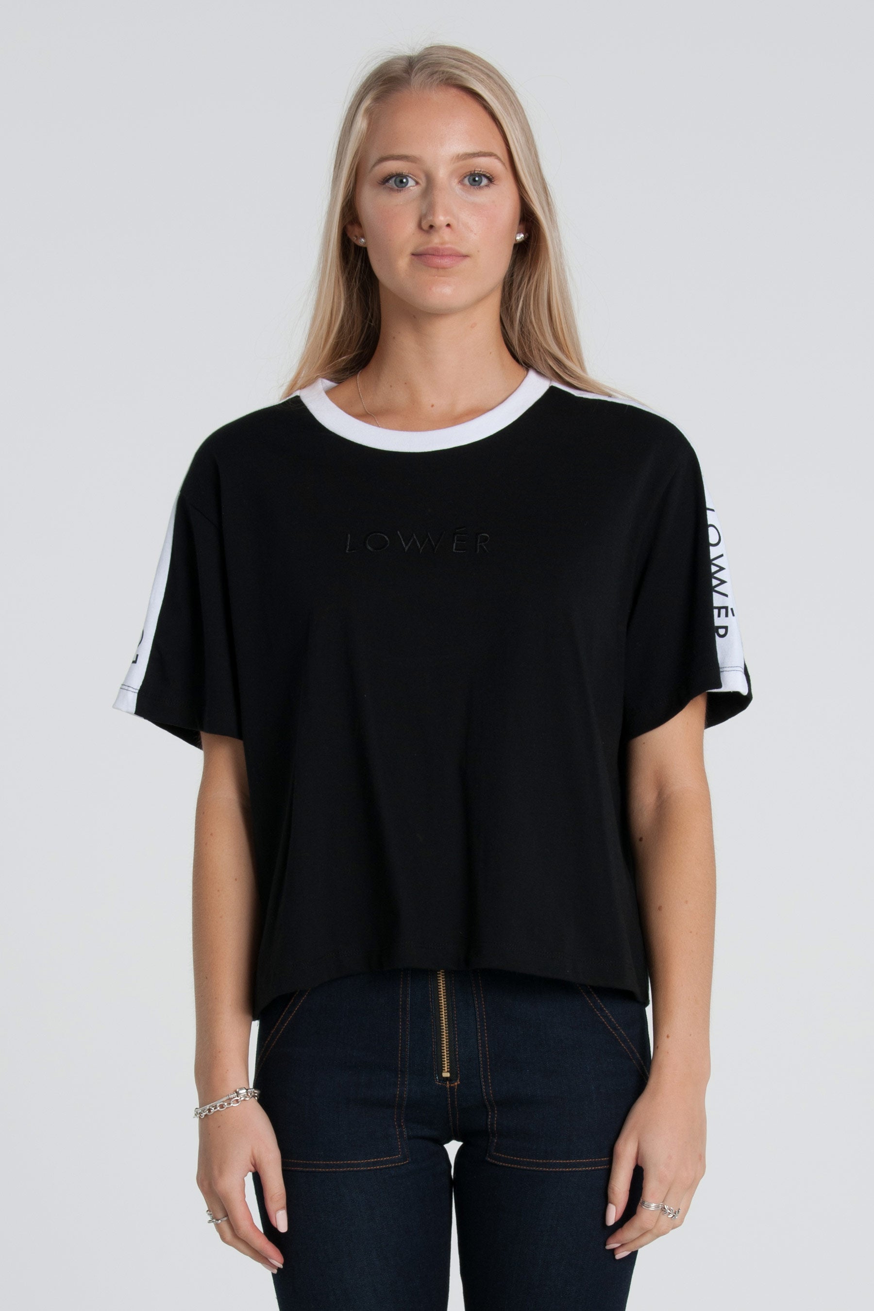 WOMENS CROPPED TEE - BOUTIQUE EMBROIDERY