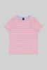 Load image into Gallery viewer, WOMENS LOLA STRIPE TEE BABY PINK