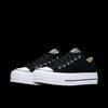 Load image into Gallery viewer, WOMENS CHUCK TAYLOR LIFT CANVAS LOW BLACK WHITE