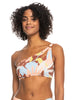 Load image into Gallery viewer, FLORALDELIC ASSYMETRIC BIKINI TOP